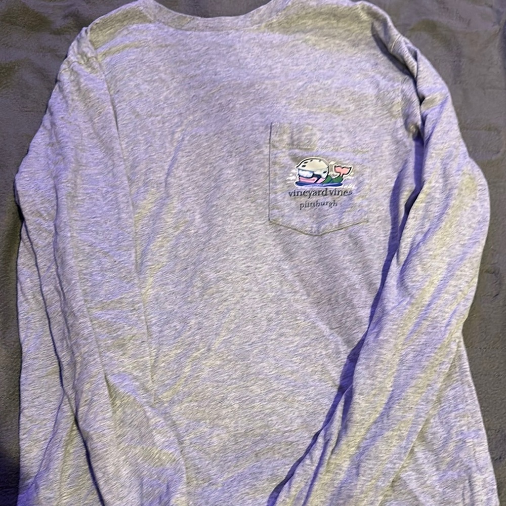 Vineyard Vines Gray Long Sleeve Shirt